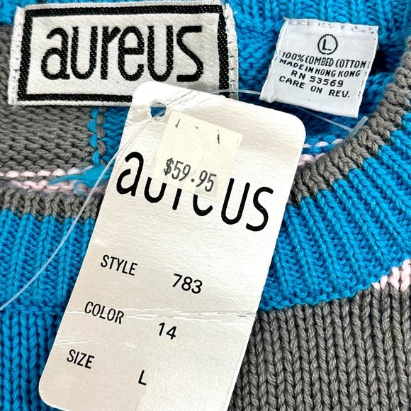Aureus Vintage Men's Sweater - L - NOS - Picture 5 of 5